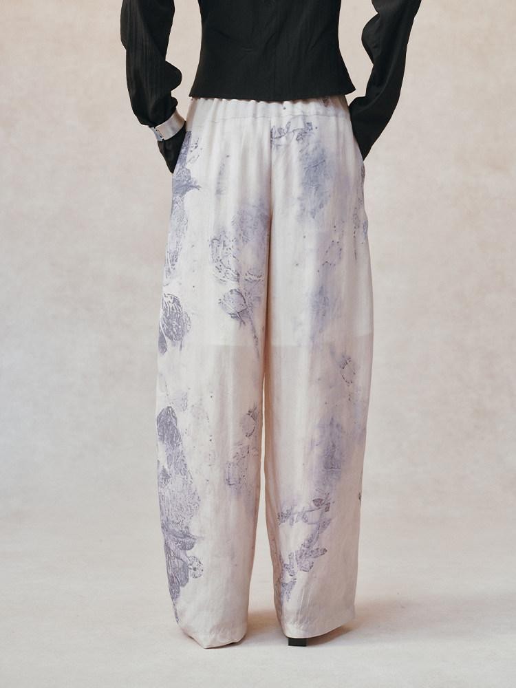 AnnoMundi Smoky Brown Sheen Colorblock Patchwork Ombre Women&