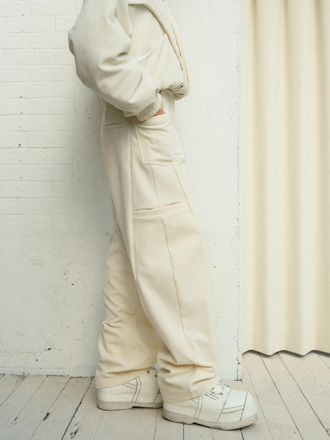 AnnoMundi Snowy Corded Wide Leg Trousers With Pockets
