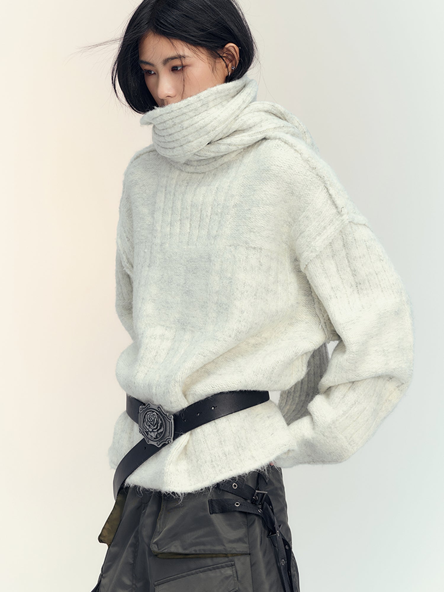 AnnoMundi Soft Alpaca Plush Winter Scarf