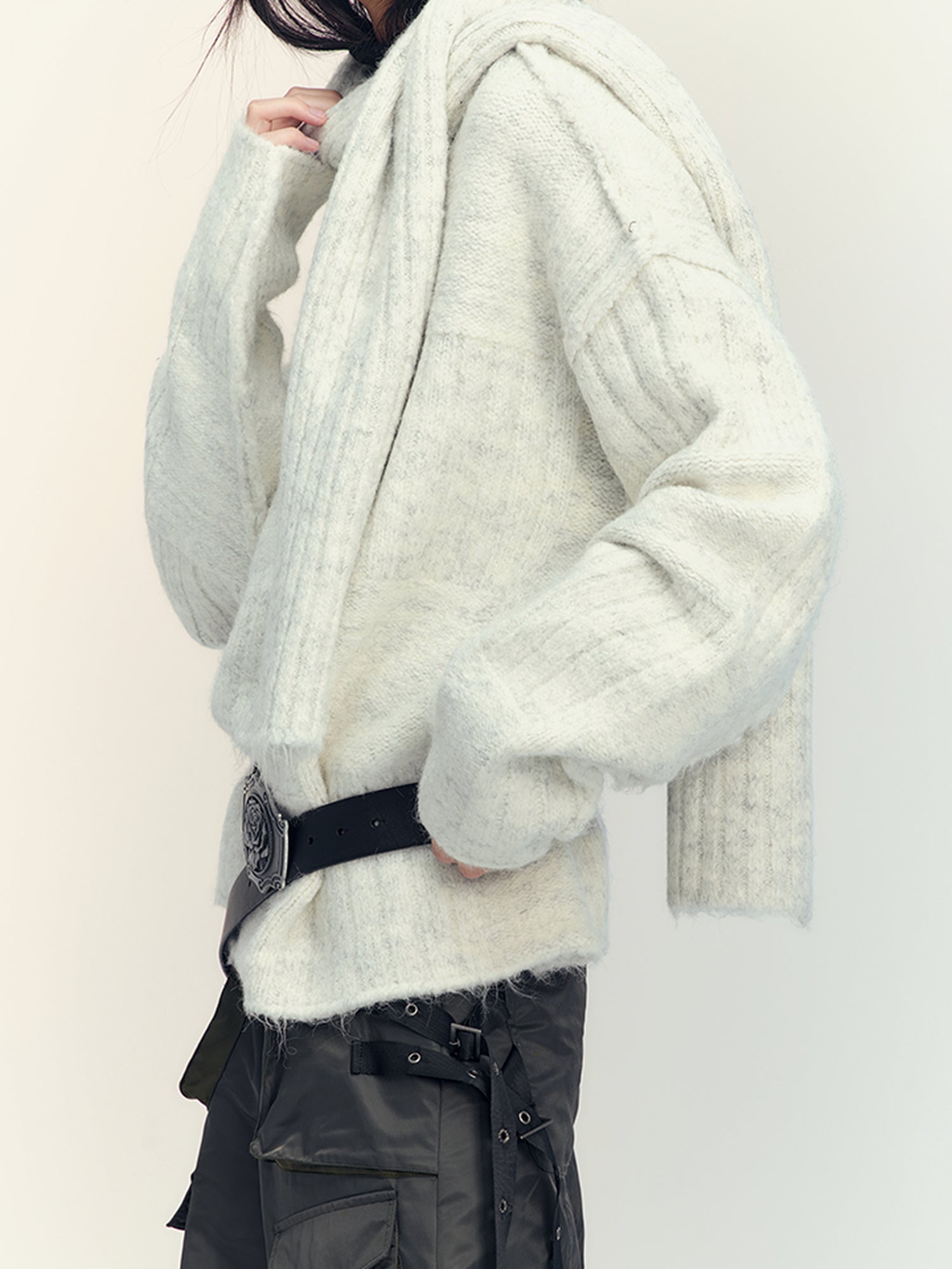 AnnoMundi Soft Alpaca Plush Winter Scarf