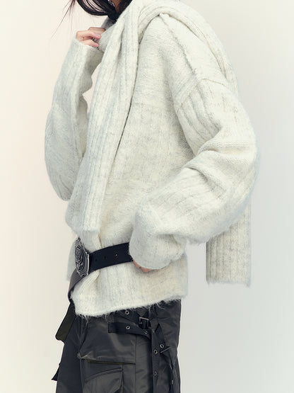 AnnoMundi Soft Alpaca Plush Winter Scarf