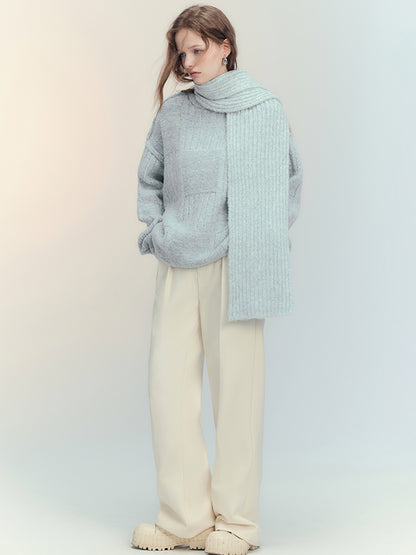 AnnoMundi Soft Alpaca Plush Winter Scarf
