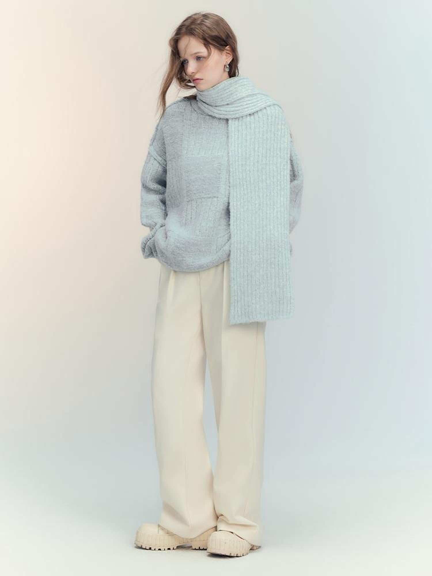 AnnoMundi Soft Alpaca Plush Winter Scarf