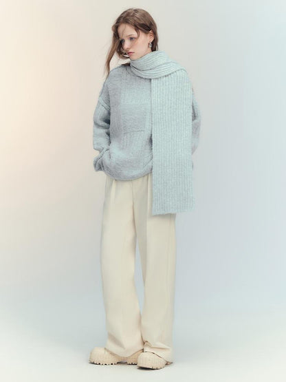 AnnoMundi Soft Alpaca Plush Winter Scarf