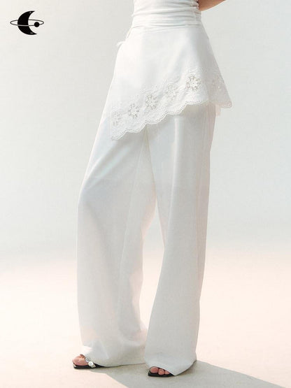 AnnoMundi Soft Drape 3D Floral Applique Women&