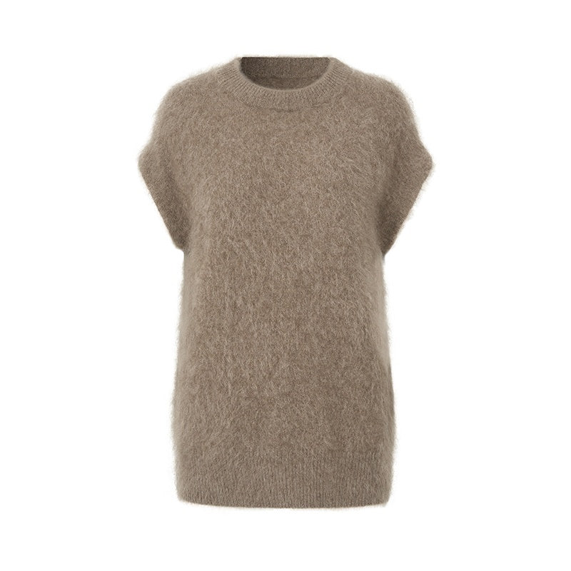 AnnoMundi_Soft_Knit_Sleeveless_Round_Neck_100%_Wool_Women&