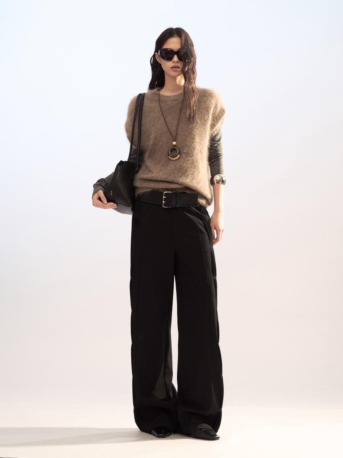 AnnoMundi Soft Knit Sleeveless Round Neck 100% Wool Women&