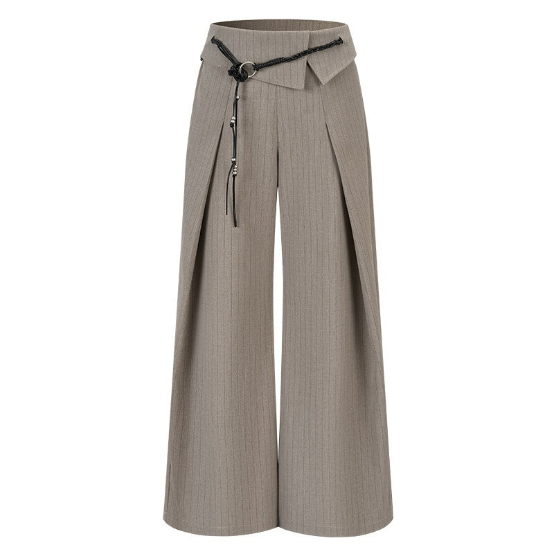 AnnoMundi_Soft_Poly_Viscose_Casual_Mid_High_Waist_Straight_Women_Khaki_Straight_Pants_MISSTT