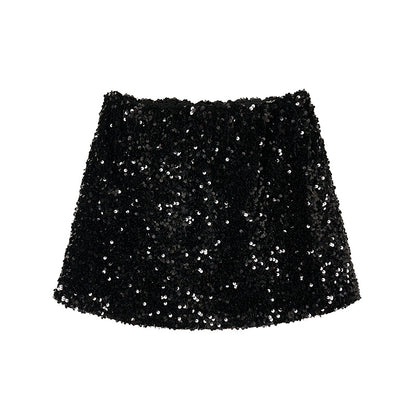 AnnoMundi_Sparkle_Sequin_Black_Velvet_Mini_Skirt_MISSTT