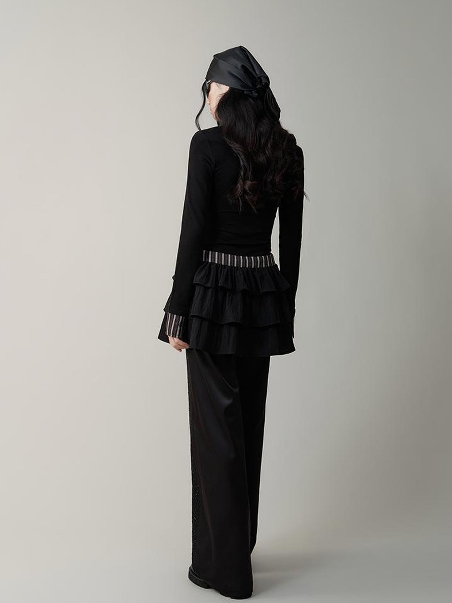 AnnoMundi Sparkle Weave Wide Leg Trousers