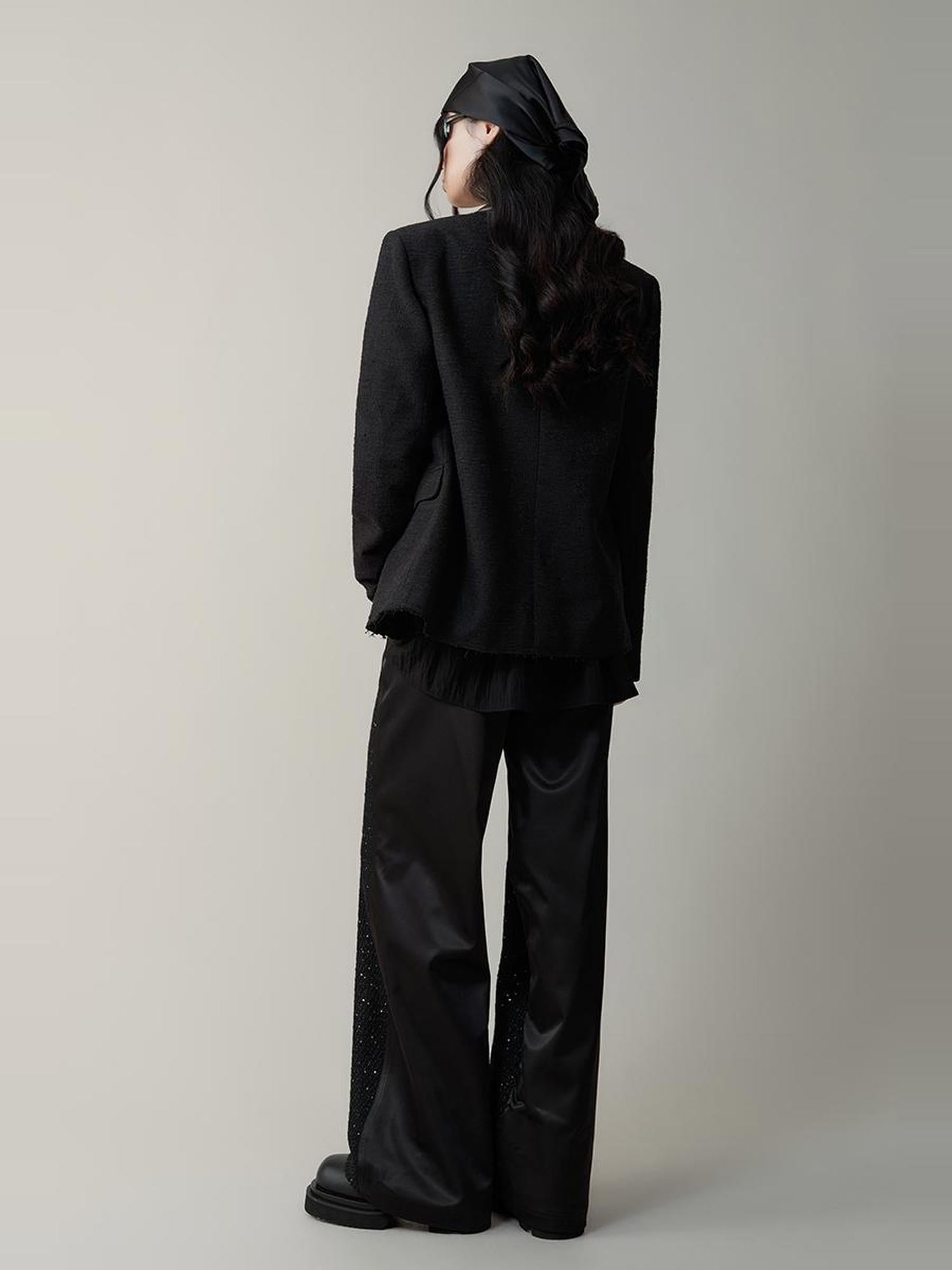 AnnoMundi Sparkle Weave Wide Leg Trousers