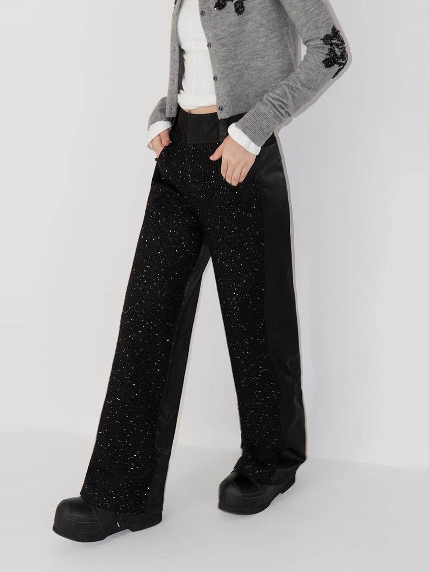 AnnoMundi Sparkle Weave Wide Leg Trousers