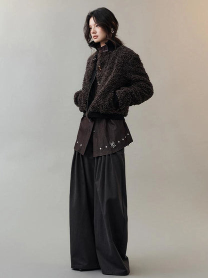 AnnoMundi Starry Embroidered Oversized Shirt Shirts