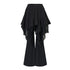 AnnoMundi_Stretch_Cotton_Blend_Slim_Casual_Natural_Waist_Women_Black_Straight_Pants_MISSTT
