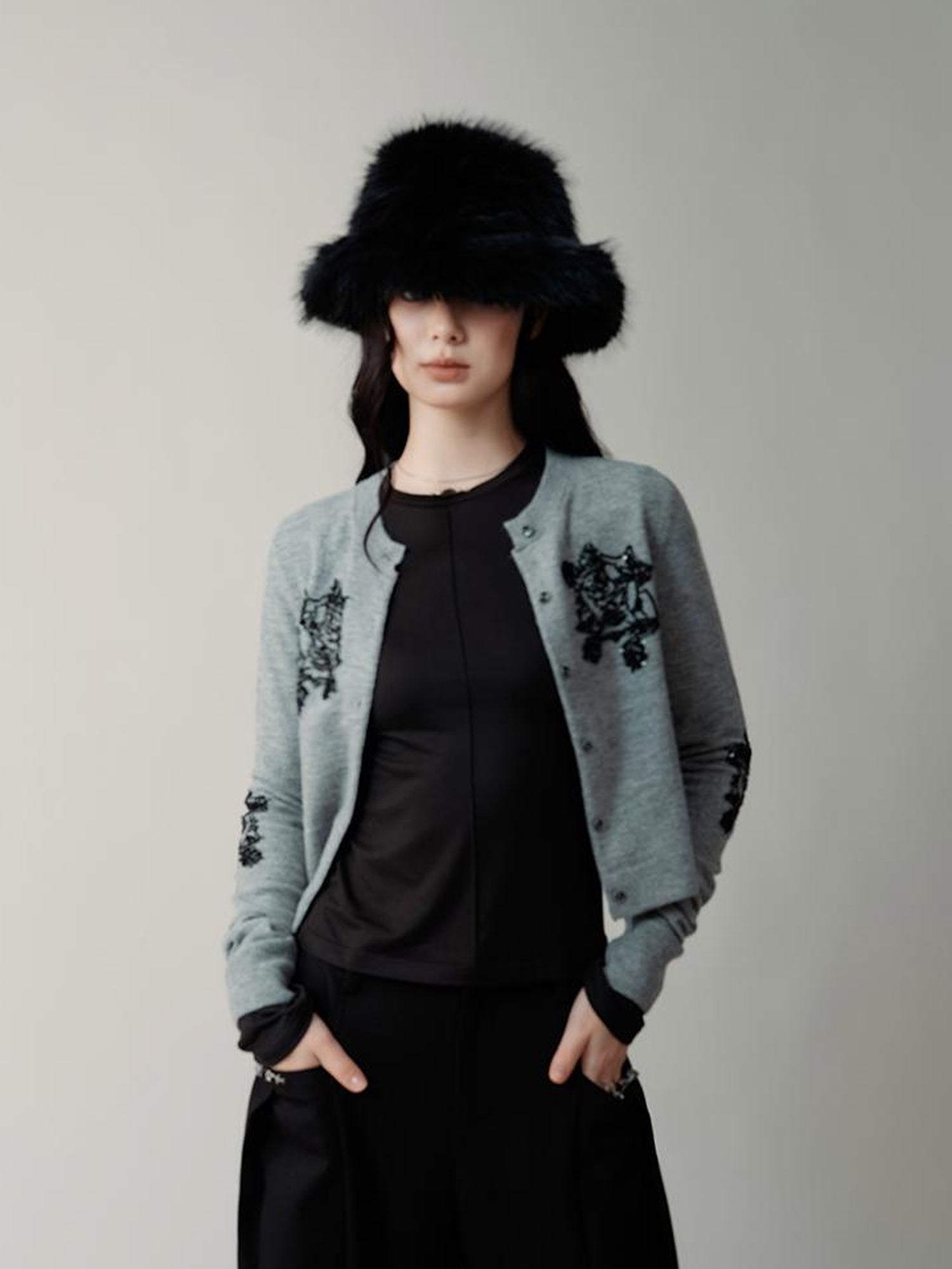 AnnoMundi Stretch Fleece Slim Fit Long Sleeve Tee