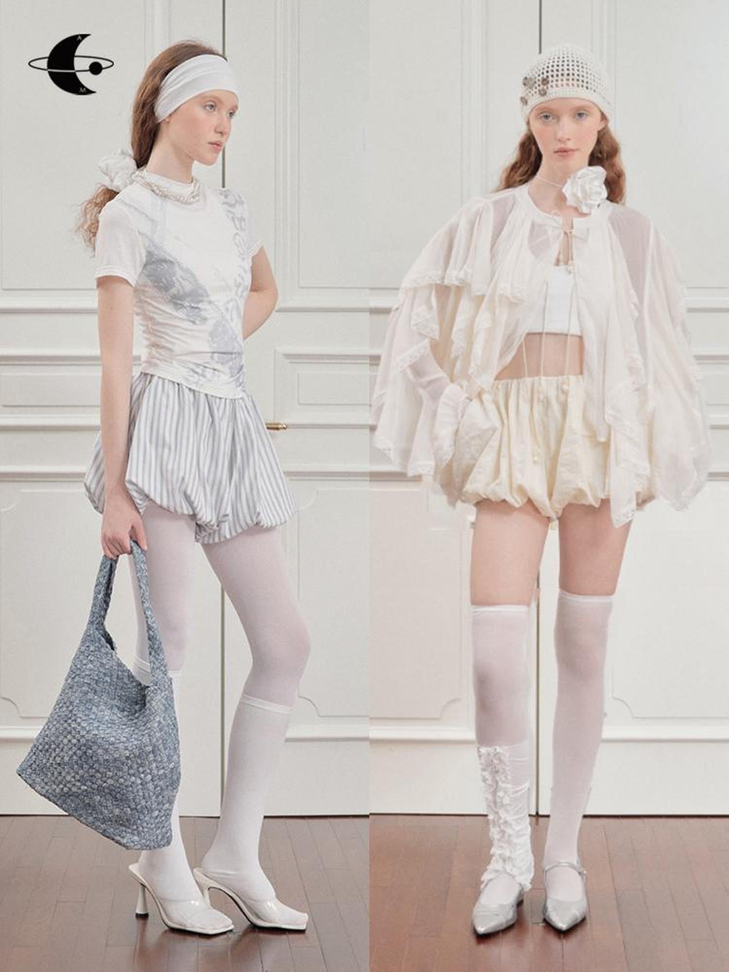 AnnoMundi Striped Bloomer Shorts