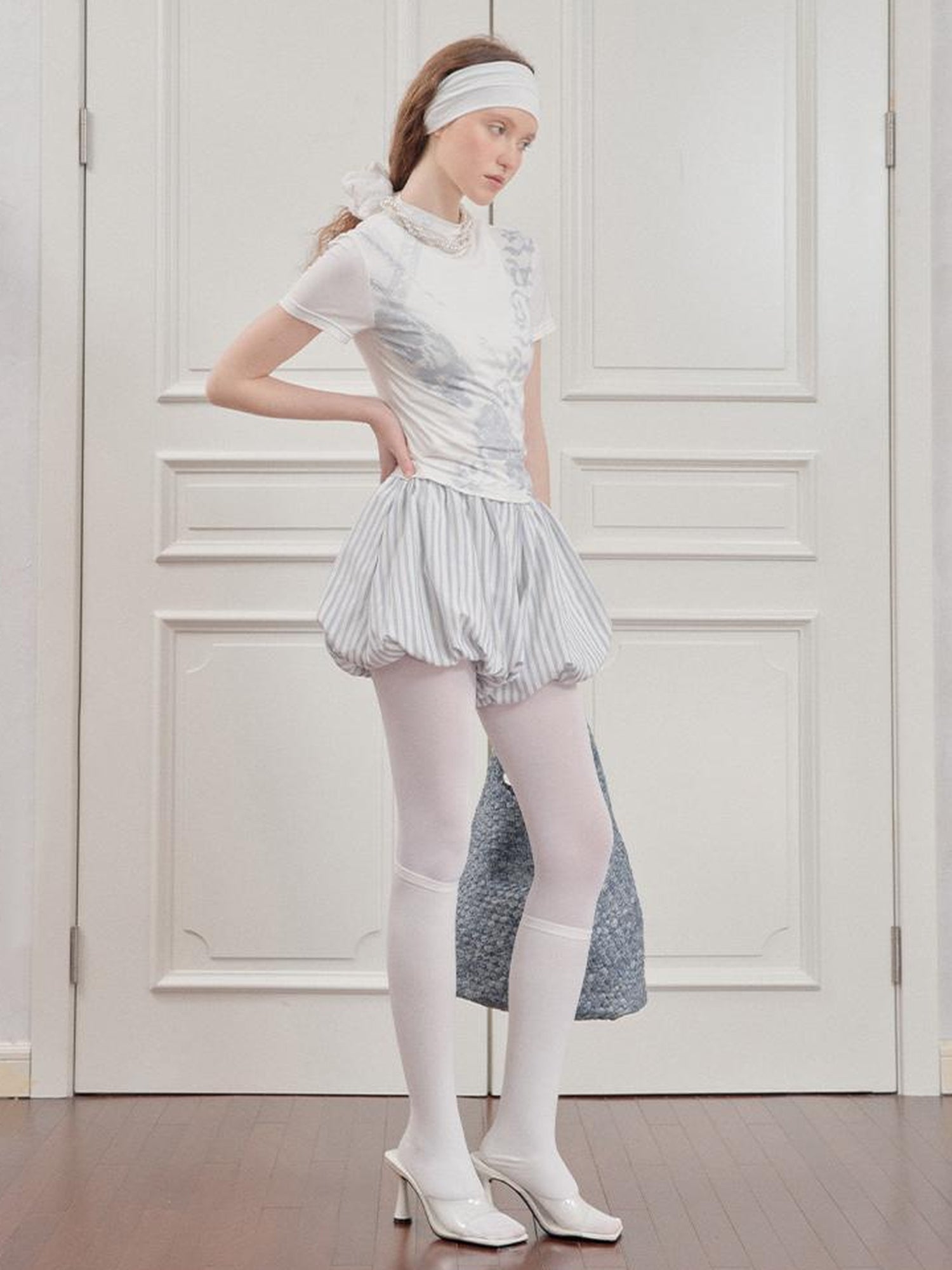 AnnoMundi Striped Bloomer Shorts