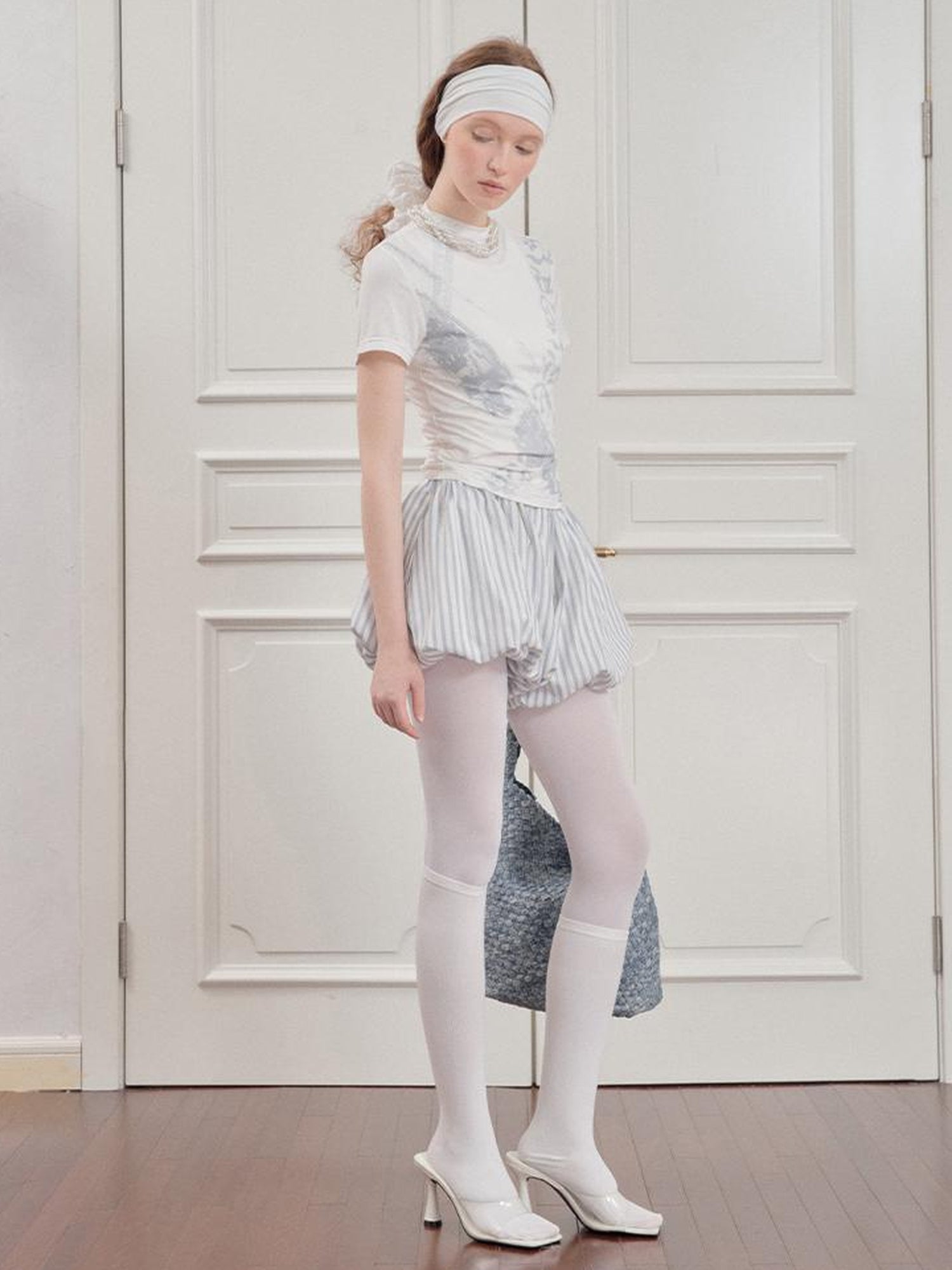 AnnoMundi Striped Bloomer Shorts