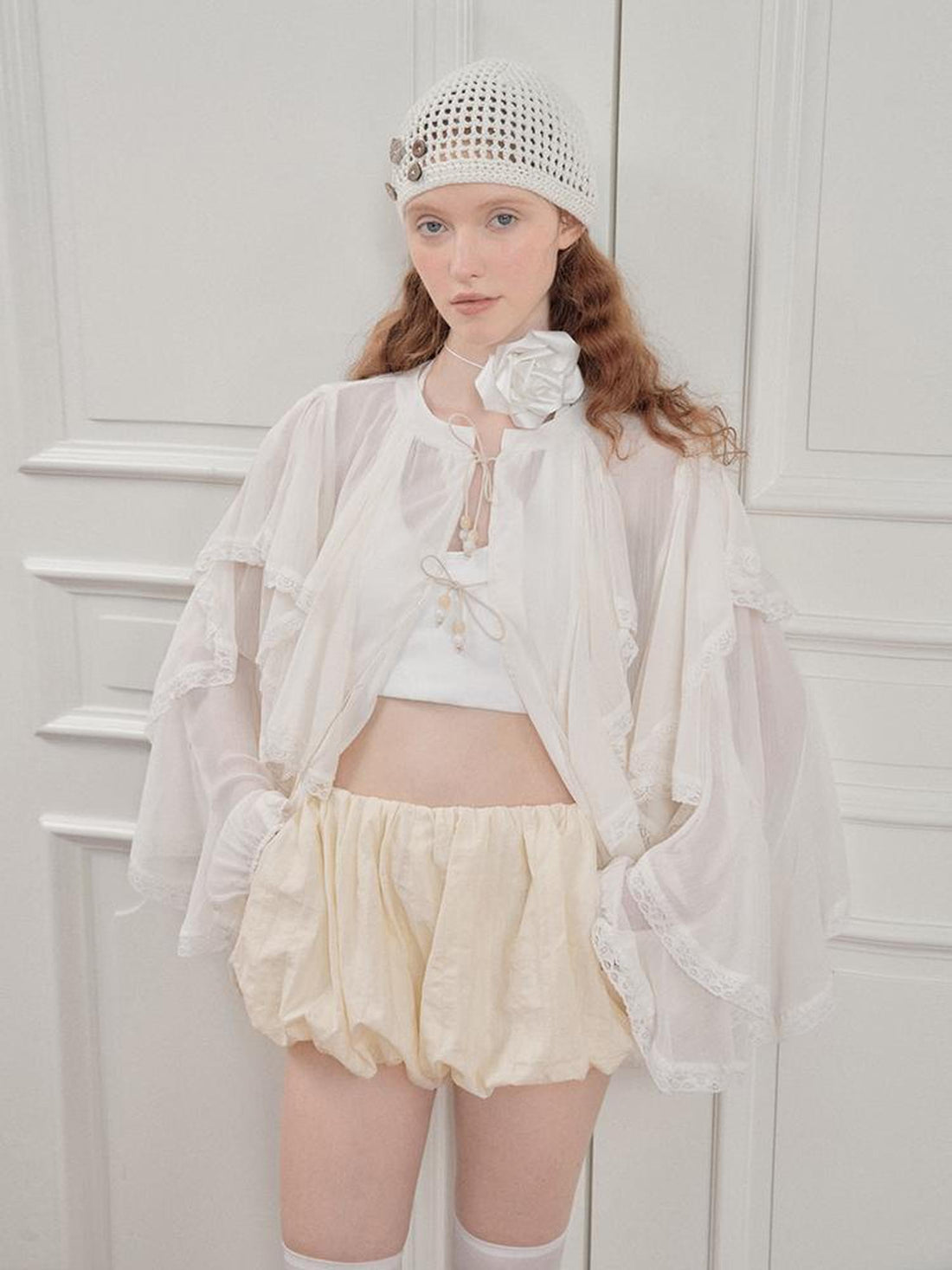 AnnoMundi Striped Bloomer Shorts