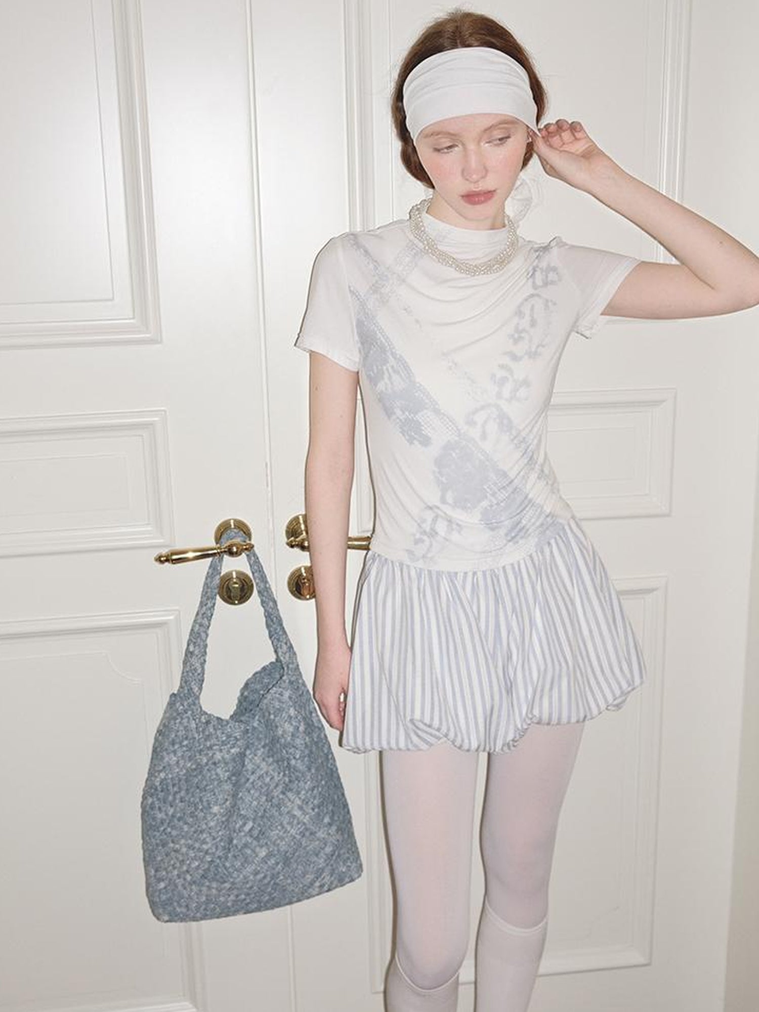 AnnoMundi Striped Bloomer Shorts