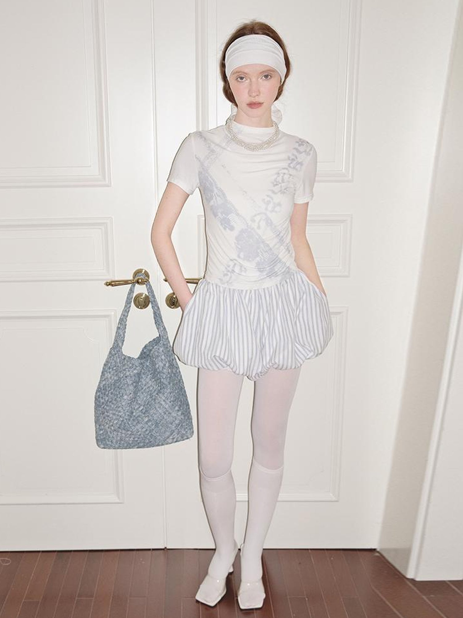 AnnoMundi Striped Bloomer Shorts