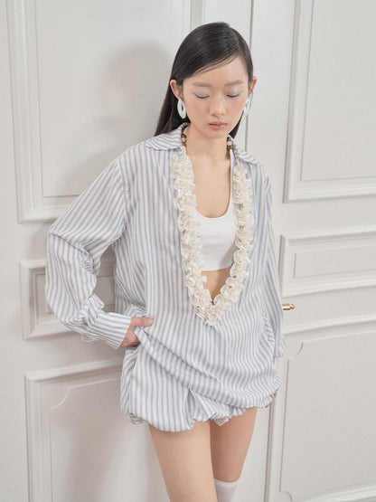 AnnoMundi Striped Bloomer Shorts