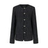 AnnoMundi_Striped_Textured_High_Neck_Cinched_Waist_Women&