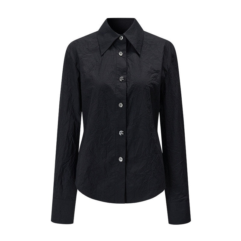 AnnoMundi_Subtle_Jacquard_Asymmetric_Pleated_Bird_Button_Women&