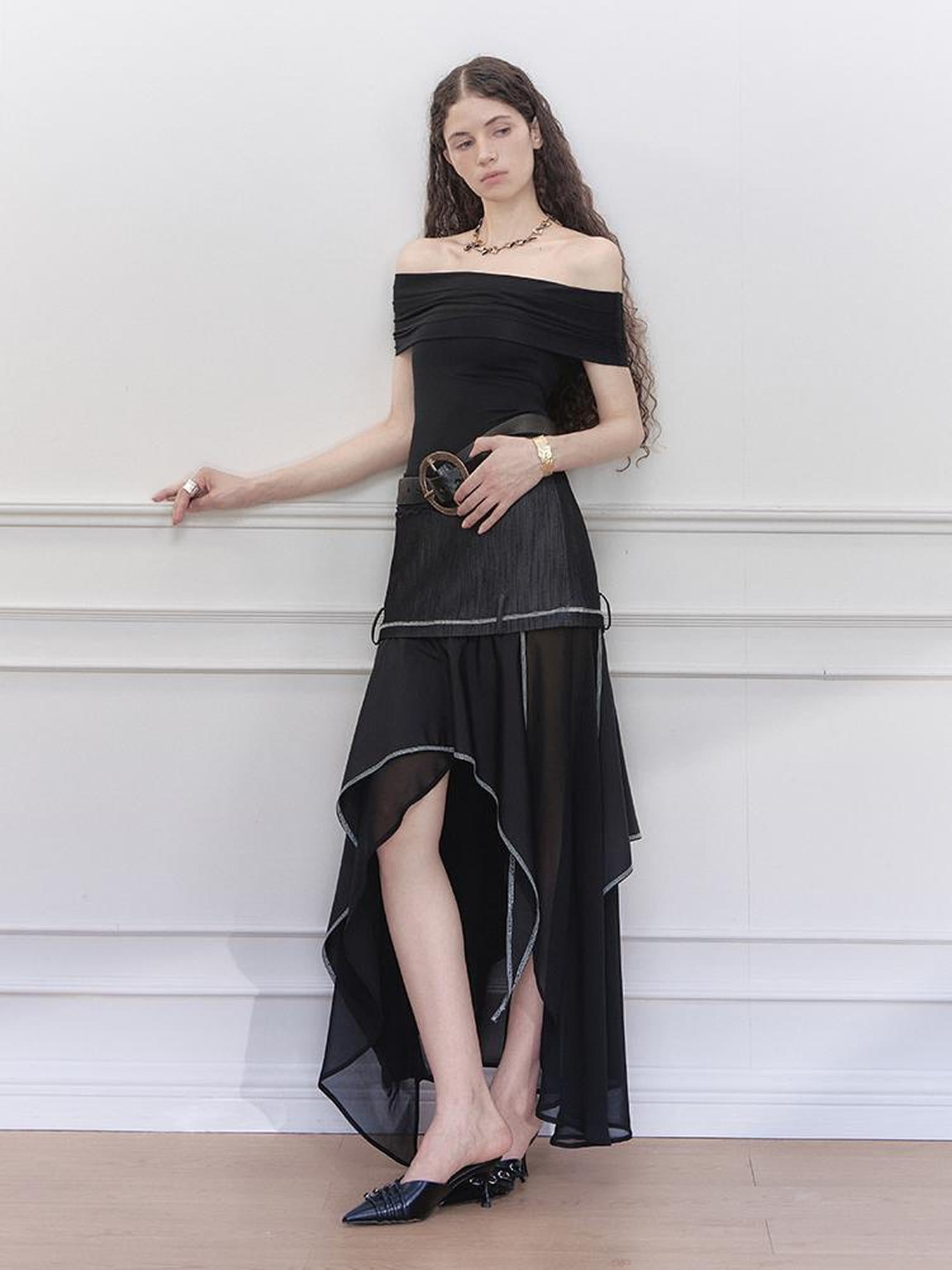 AnnoMundi Swaying Shadow A Line Skirt