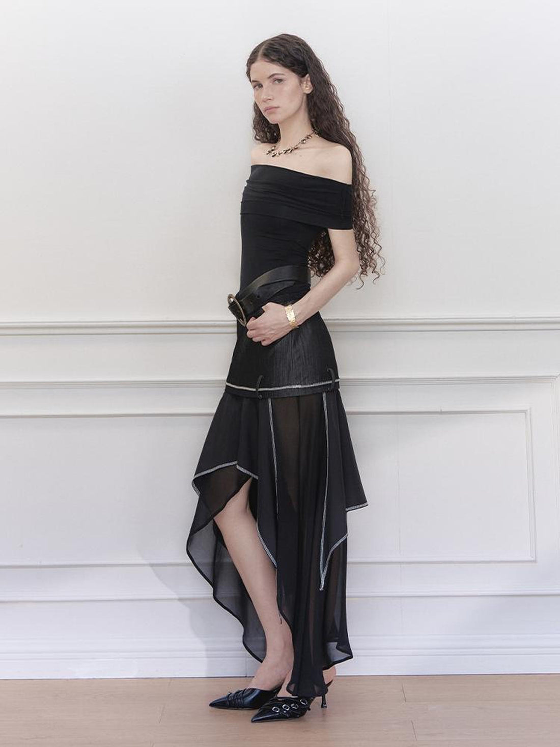 AnnoMundi Swaying Shadow A Line Skirt