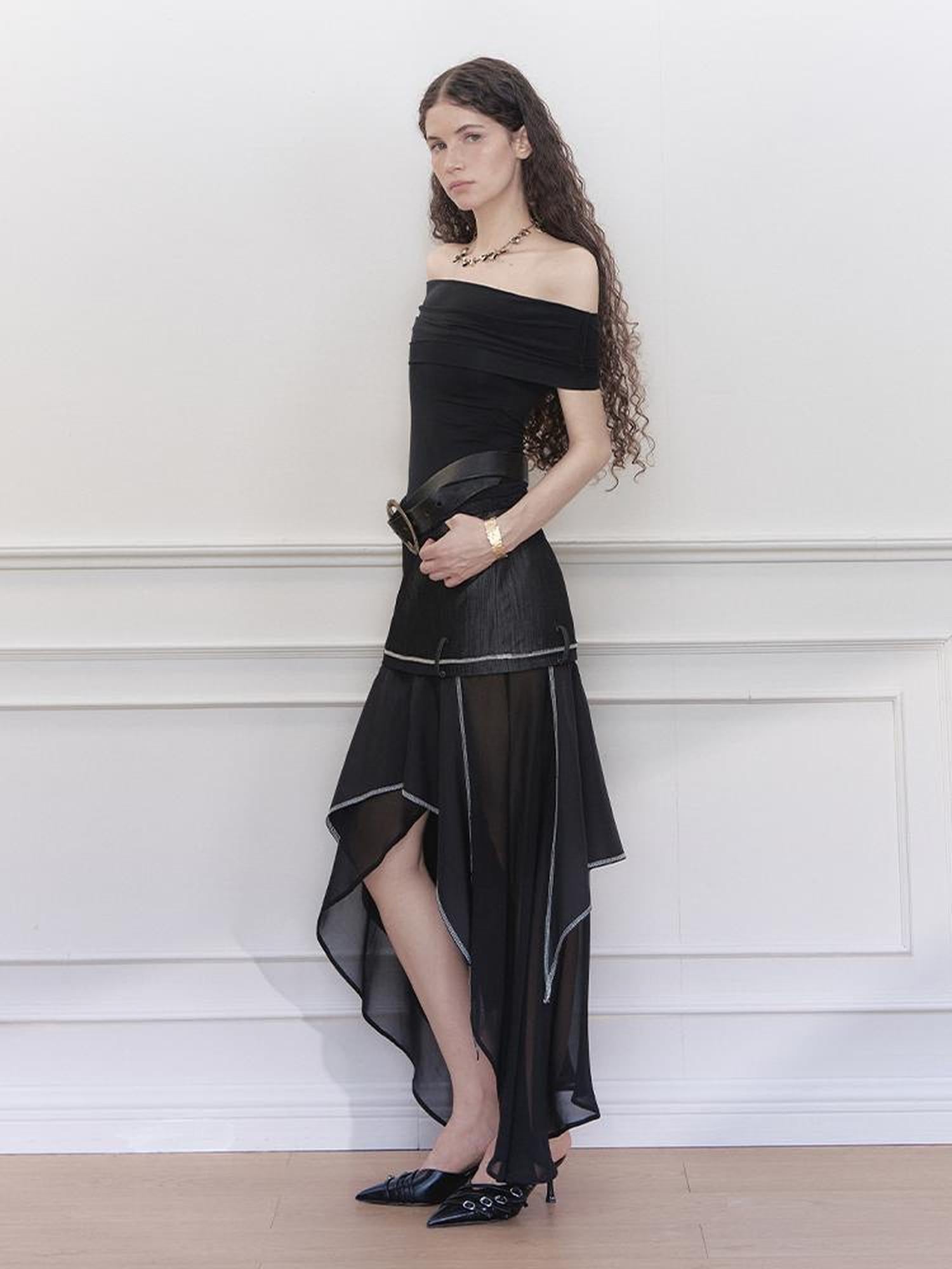 AnnoMundi Swaying Shadow A Line Skirt