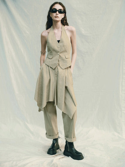 AnnoMundi Tencel Denim Designer High Waist Women&
