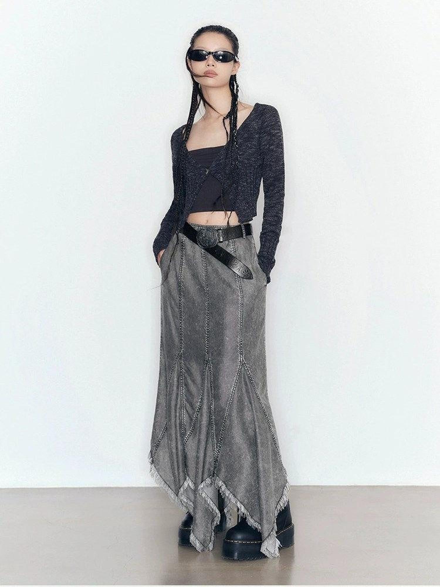 AnnoMundi Tencel Denim Designer High Waist Women&