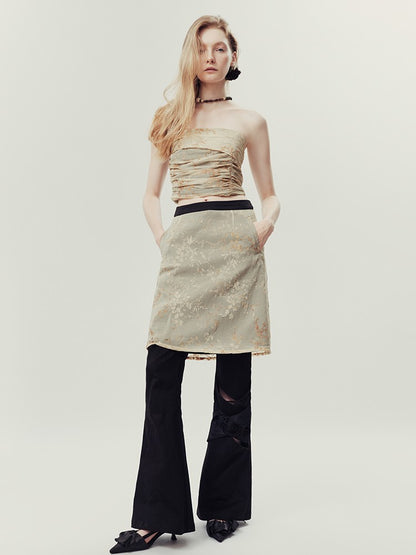 AnnoMundi Tencel Denim Designer High Waist Women&