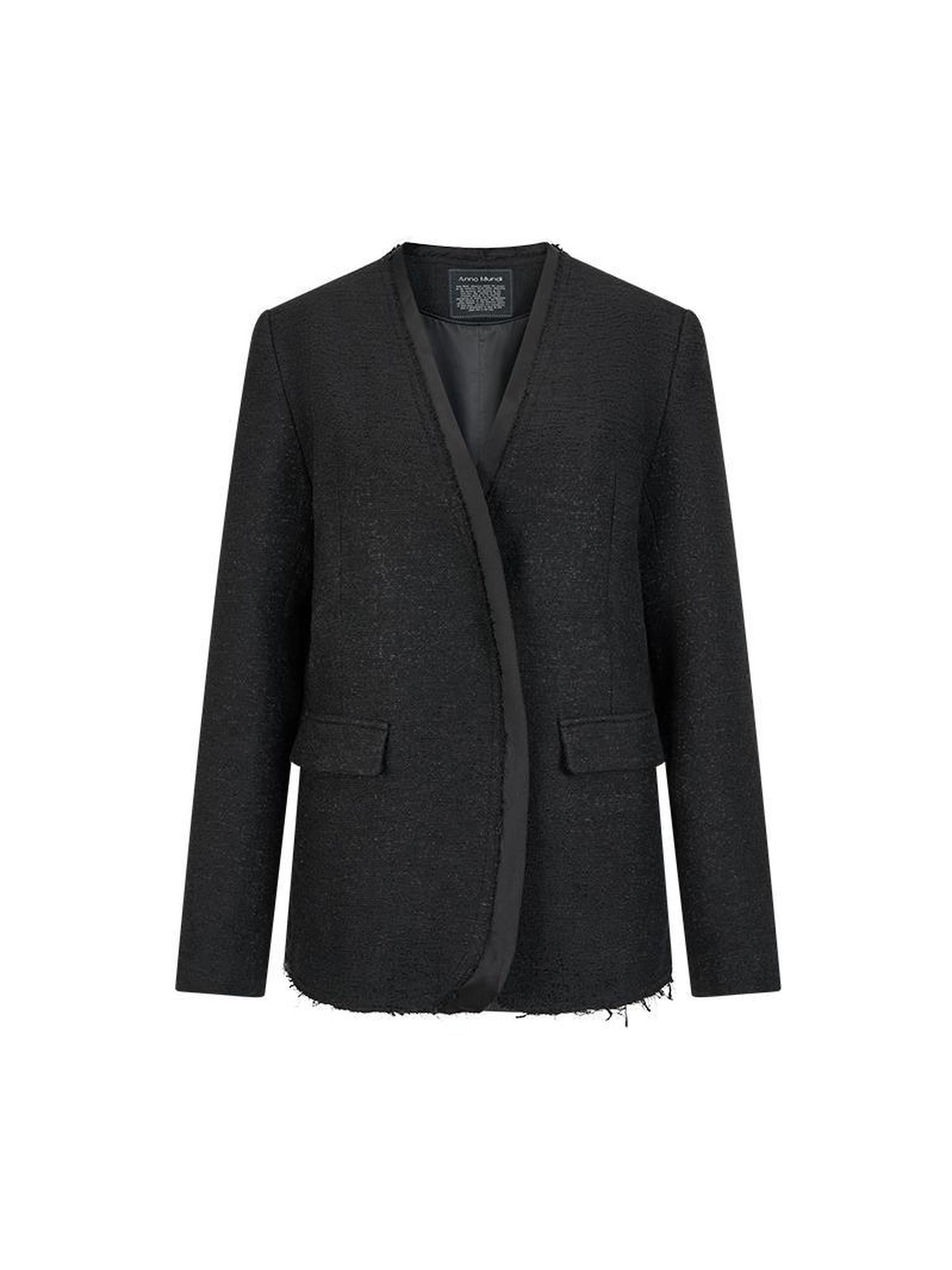 AnnoMundi Textured Arc Panel Blazer