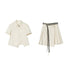 AnnoMundi_Textured_Cotton_Shirt_And_Pleated_Skirt_Set_MISSTT