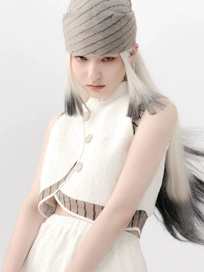 AnnoMundi Textured Lace Square Scarf Accessories