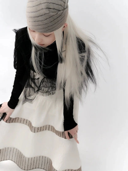 AnnoMundi Textured Lace Square Scarf Accessories