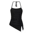 AnnoMundi_Textured_Pleated_Ruched_Side_Tie_Halter_Women&