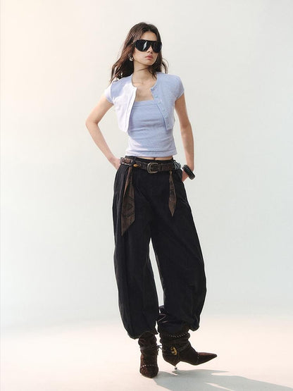 AnnoMundi Textured Slim Fit Layered Two Piece Women&