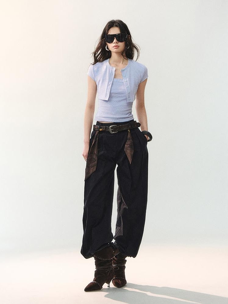 AnnoMundi Textured Slim Fit Layered Two Piece Women&