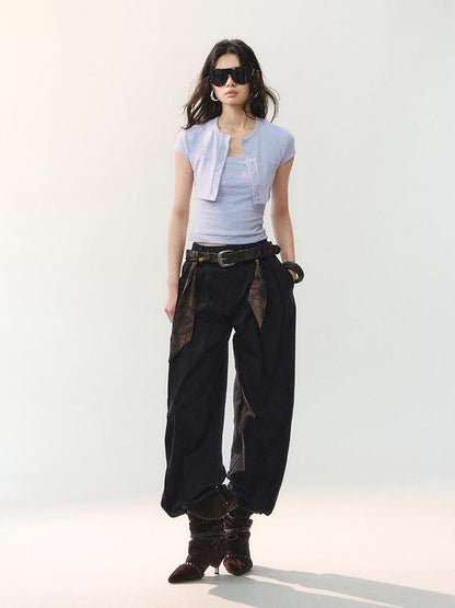 AnnoMundi Textured Slim Fit Layered Two Piece Women&