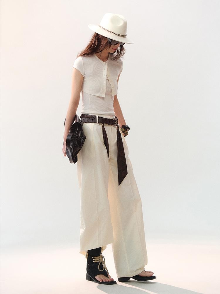 AnnoMundi Textured Slim Fit Layered Two Piece Women&