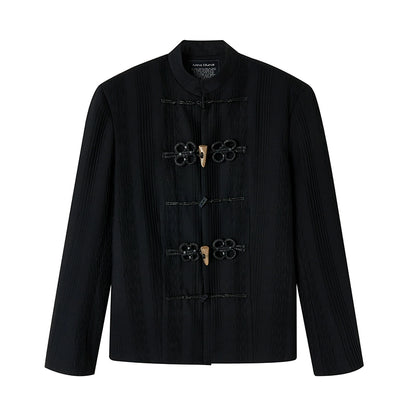 AnnoMundi_Textured_Willow_Leaf_Fold_Jacket_V_Neck_T_Shirt_Long_Sleeve_MISSTT