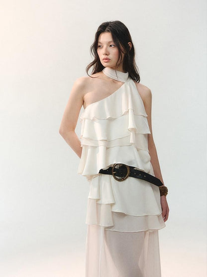 AnnoMundi Tiered Cake Feathered High Waist Women&