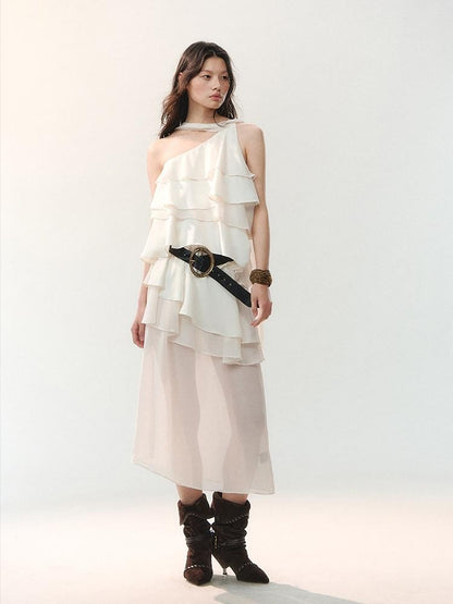 AnnoMundi Tiered Cake Feathered High Waist Women&