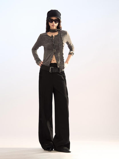 AnnoMundi Twisted Scallop Trim Knit Women&