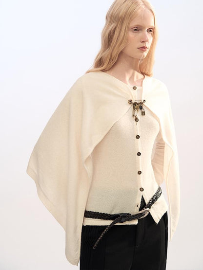 AnnoMundi Two Piece Cape Shawl Knit Women&