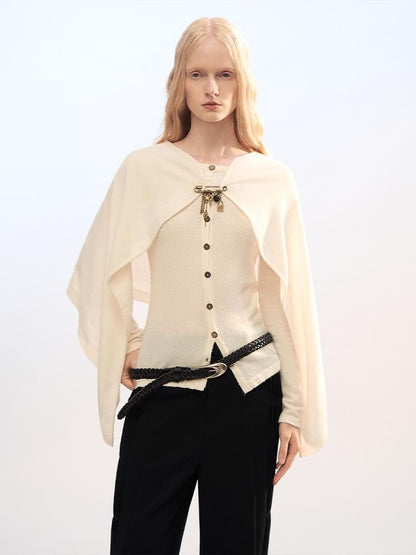 AnnoMundi Two Piece Cape Shawl Knit Women&