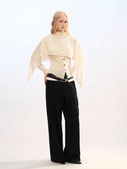 AnnoMundi Two Piece Cape Shawl Knit Women&